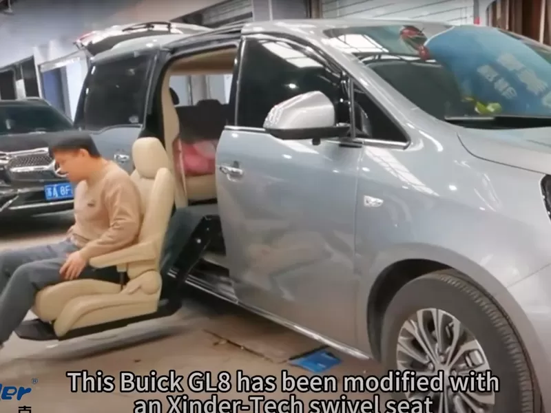 Siège auto pivotant Beat-Buick GL8 modifié avec siège pivotant Xinder-Tech