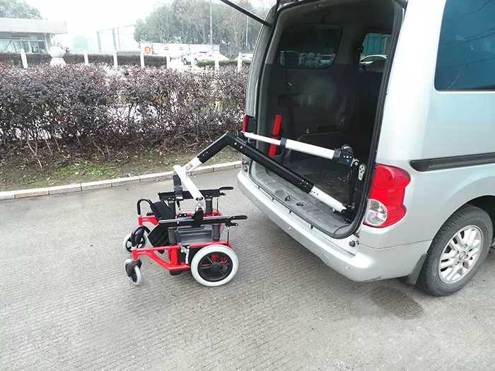 Caractéristiques du dispositif de stockage de fauteuil roulant
