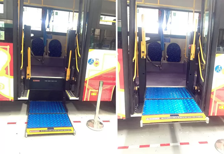STEP-B-800 élévateur en fauteuil roulant (semi-automatique)