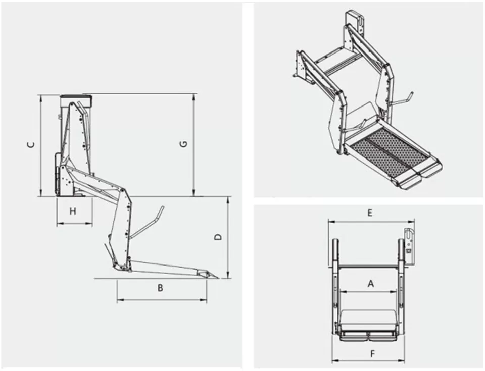 WL-D-880S Wheelchair Lift